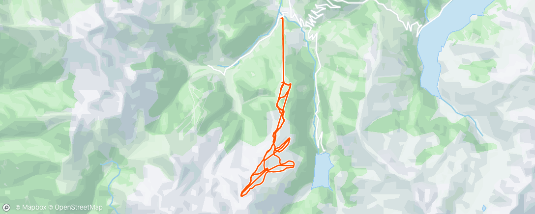 Map of the activity, Ski alpin le midi