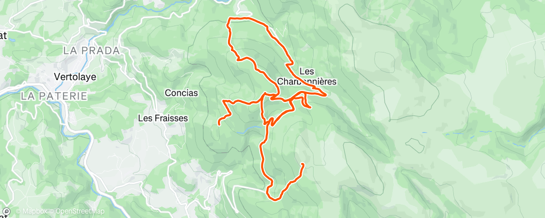 Map of the activity, Team camp J1