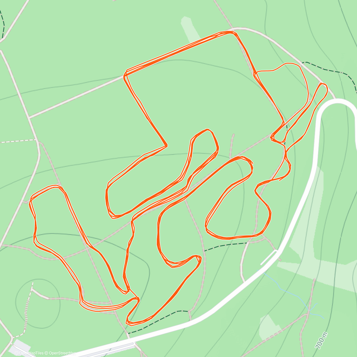 Map of the activity, Sundowner