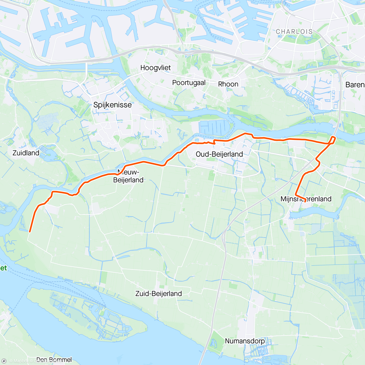 Mappa dell'attività Halve Hoeksche Waard Deel II