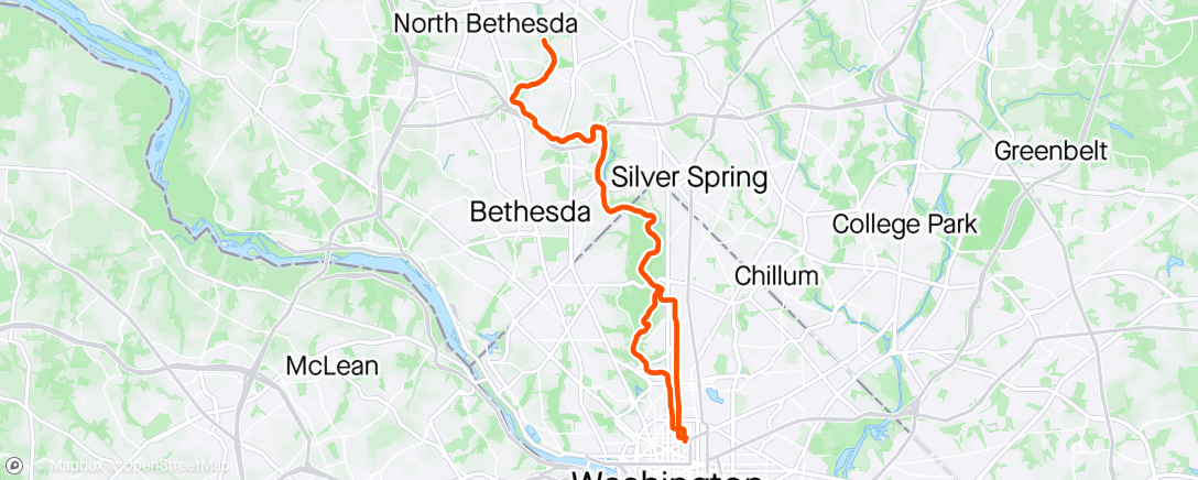 Map of the activity, Saturday spin