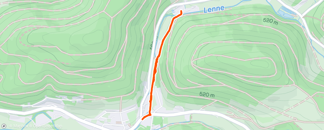 Map of the activity, Spaziergang am Nachmittag