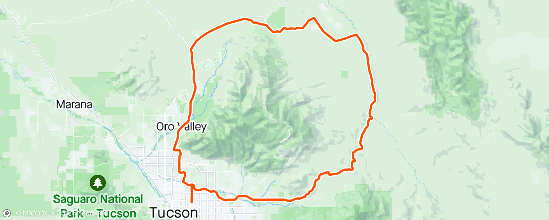 Map of the activity, Lemmon Loop