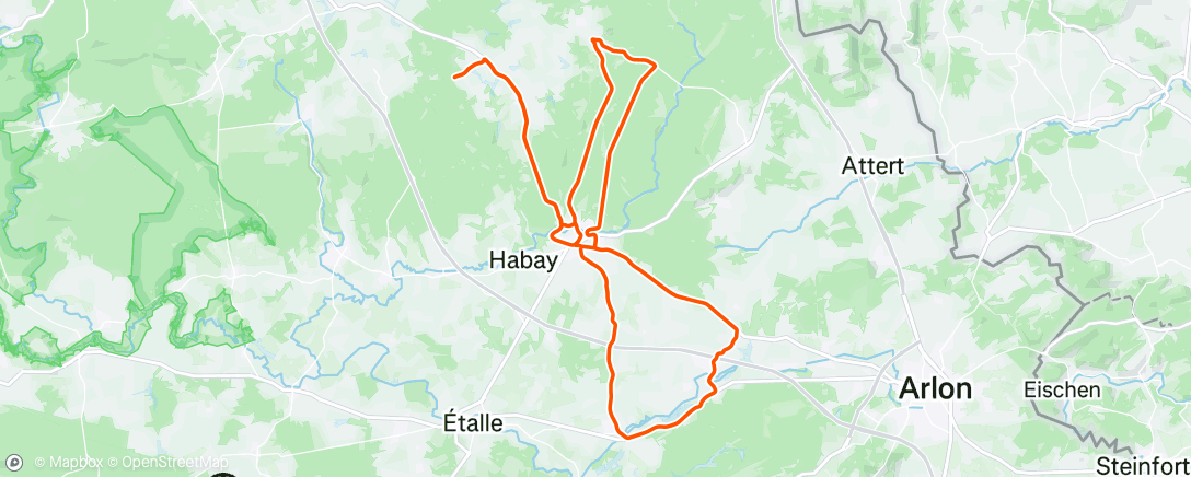 Map of the activity, Morning Ride