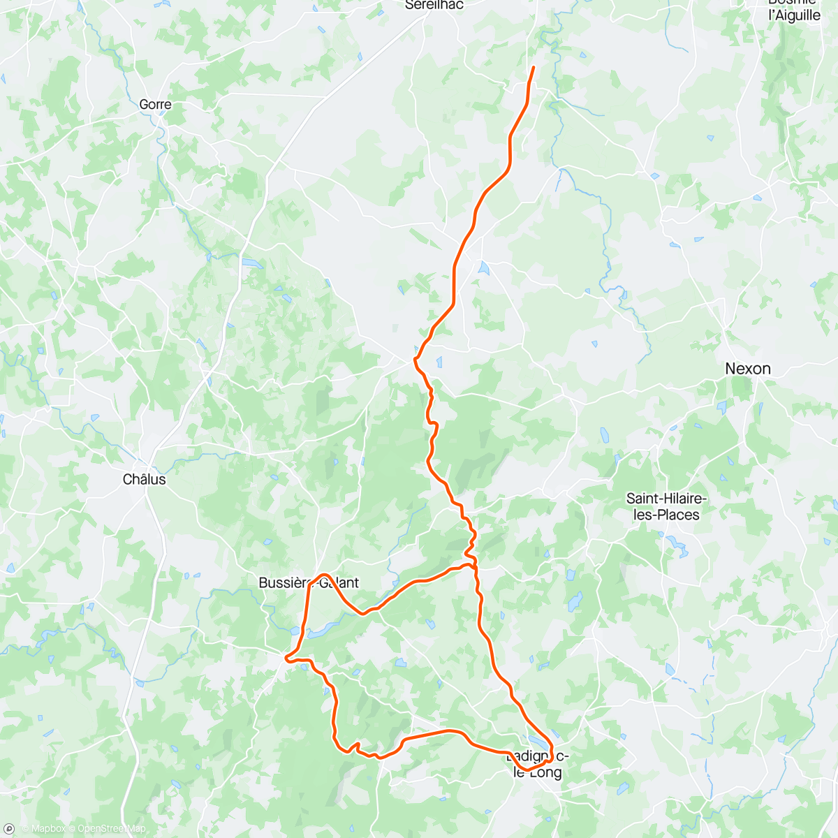 Map of the activity, 🚴🏻 Cyclisme - 2H20