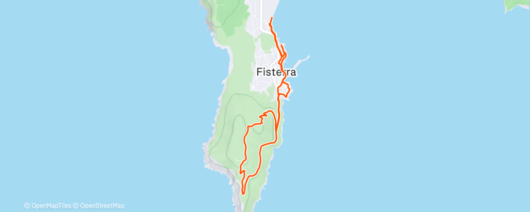 Map of the activity, Morning Run