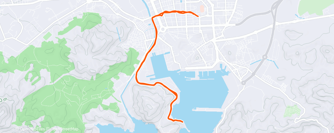 Карта физической активности (Al faro de Navidad)