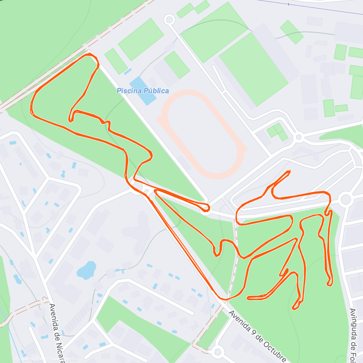 Map of the activity, WB Benidorm ☀️
