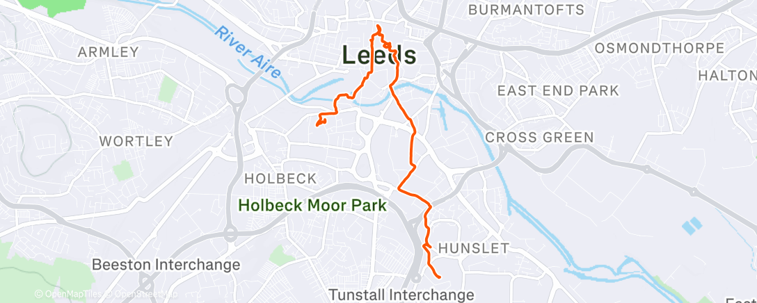 Карта физической активности (Errands walk)