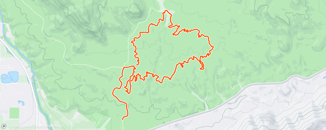 Map of the activity, Midland to Unchained (extra anti flow)