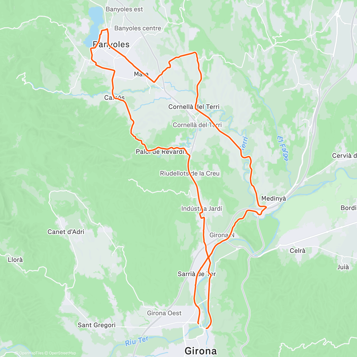 Map of the activity, Finally out with roomie and Rebecca