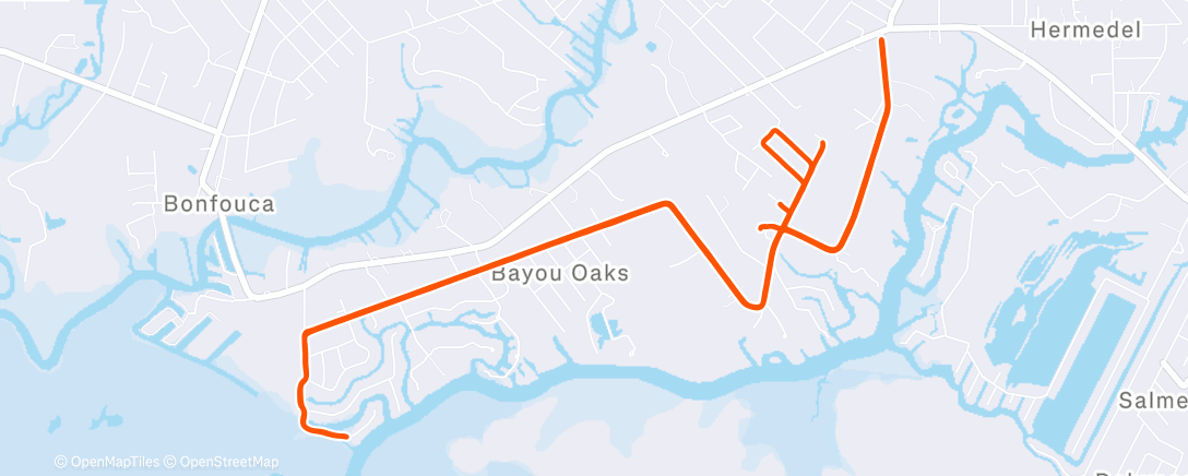 Map of the activity, Tour de Laurent