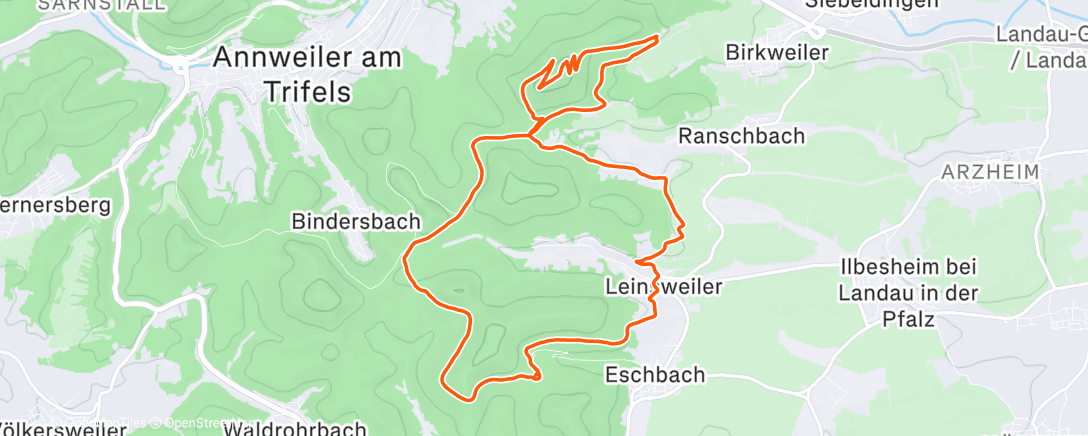 Map of the activity, Ganz schee dunkel do im Wald 🫥🔦