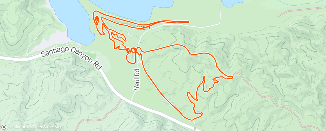 Map of the activity, Over the Hump MTB round#1