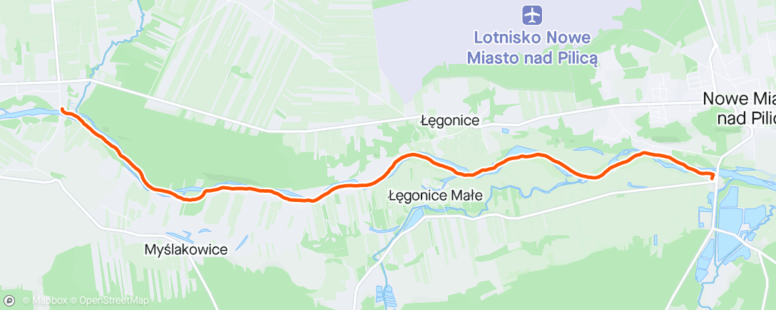 Map of the activity, Poniedziałek