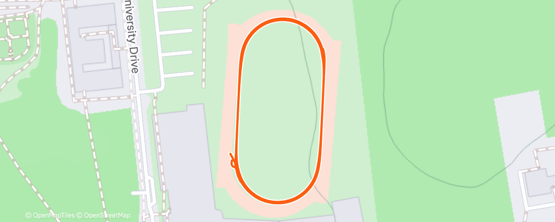 Карта физической активности (Track 1600-400s)