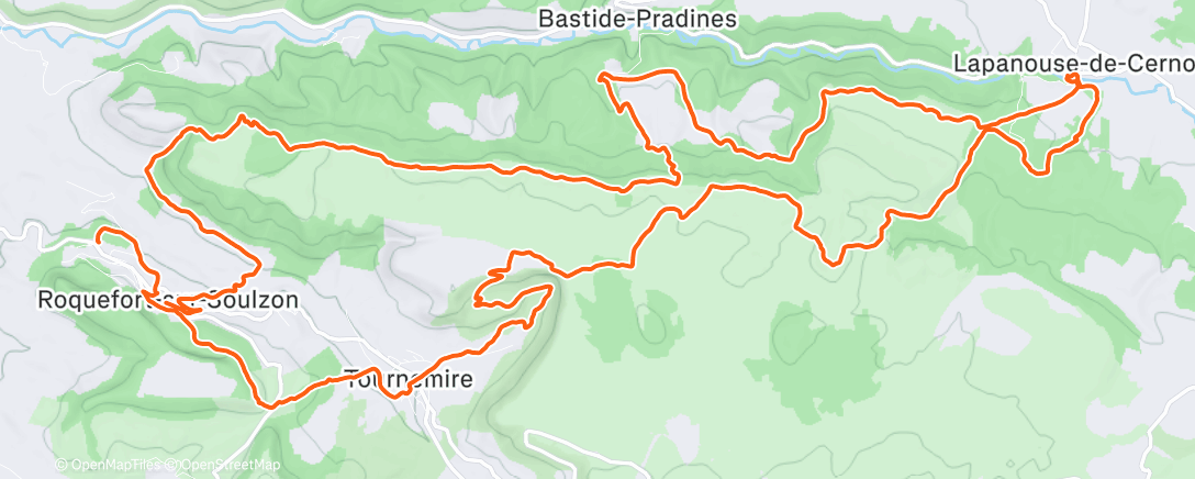 Map of the activity, Hivernale des templier, l'orchis. 60/849 😊