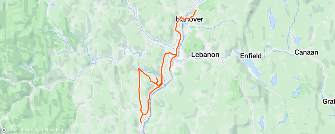 Map of the activity, Lost in Hartland