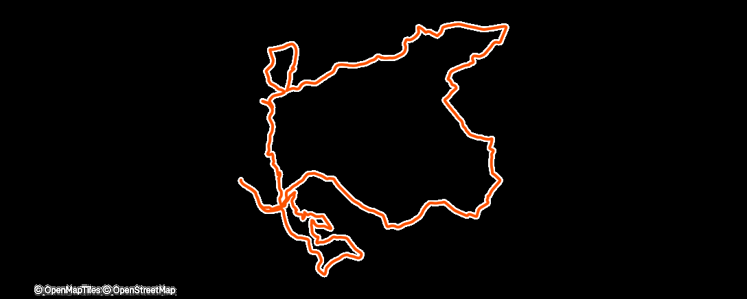 Map of the activity, Im alten und neuen Neighbourhood mit neuen und alten Bekannten - Taunustaler Xmas