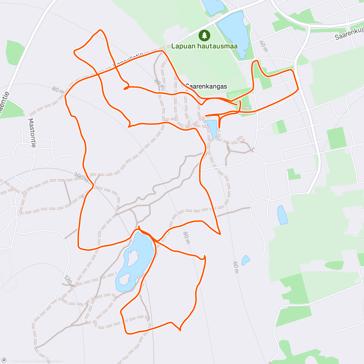 Map of the activity, Viesti-liigan finaali Simpsiö