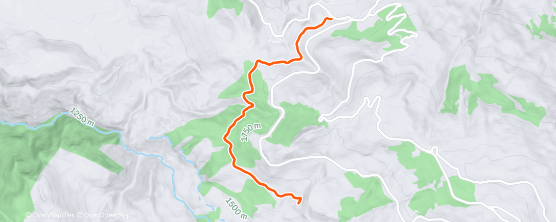 Map of the activity, MTC 18 - Easy day