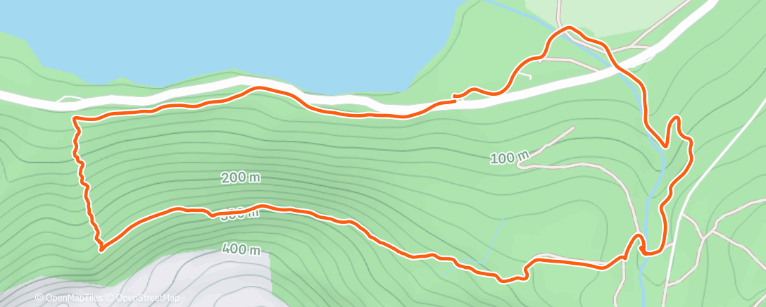 Map of the activity, Shit hike
