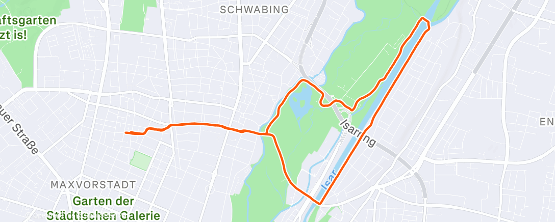 Map of the activity, Munich