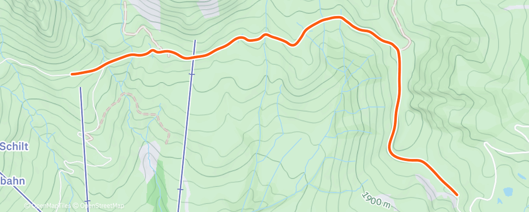 Map of the activity, Vuelta ciclística por la tarde