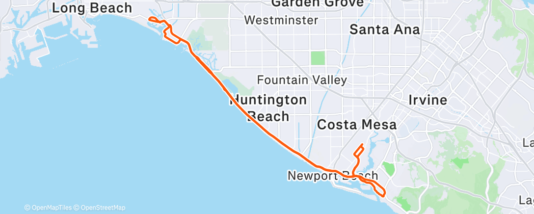 Map of the activity, Morning Ride