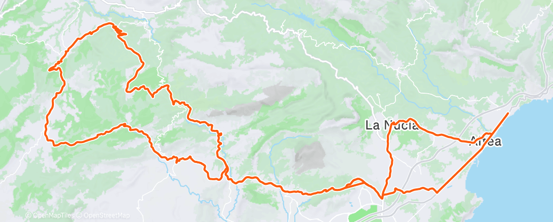 Map of the activity, 2026-01-10Ride