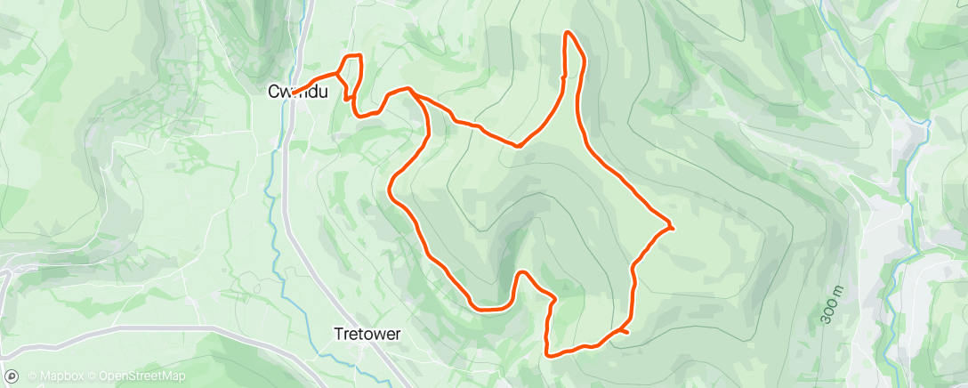 Карта физической активности (Morning Trail Run)
