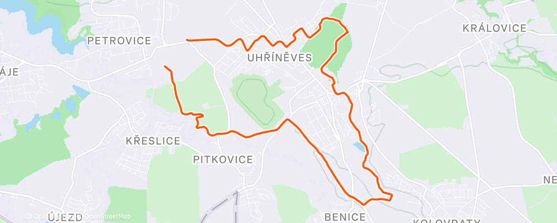 Map of the activity, shake out run a epic week done 😬 ☑️