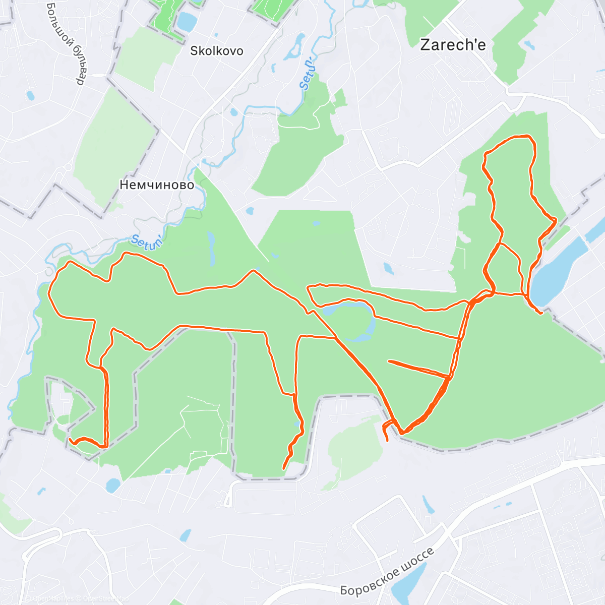 Map of the activity, Наша традиционная пробежка 1 января. В этом году 26 км.