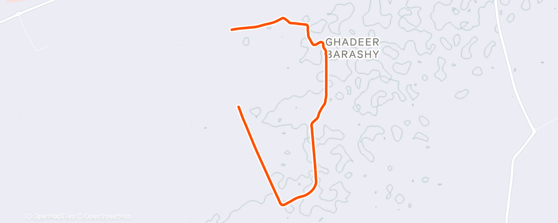 Map of the activity, MyWhoosh - Al Qudra