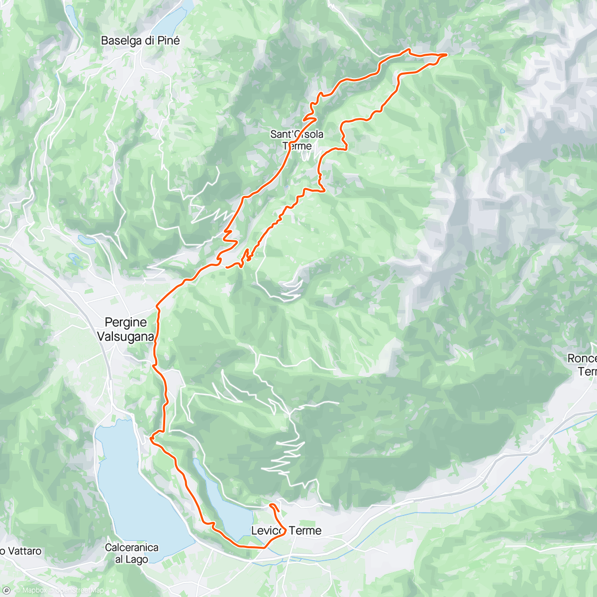 Map of the activity, ROUVY - Tour of the Alps 2024 | Stage 5 - Levico Terme