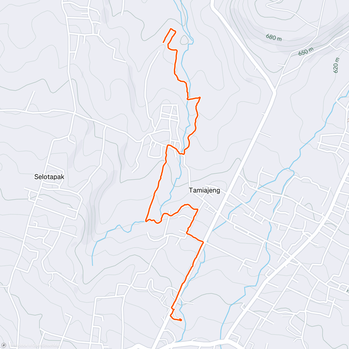 Map of the activity, 23 Nov 2024