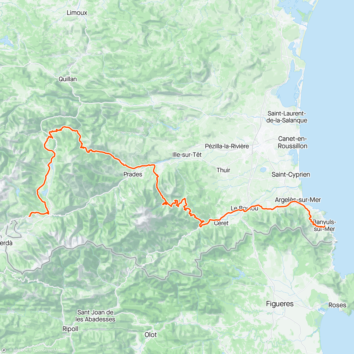 Map of the activity, Kromvojo étape 2