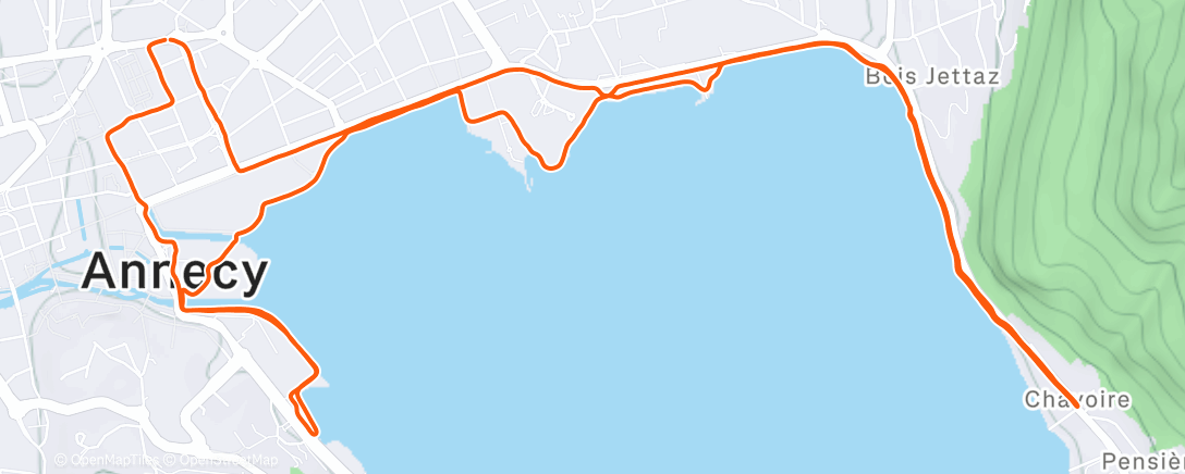 「Lunch Run」活動的地圖