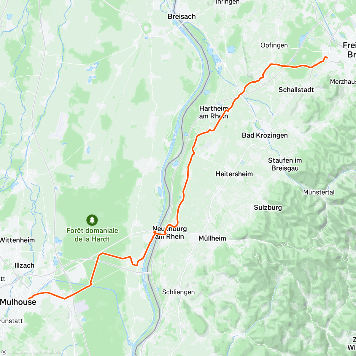Map of the activity, Paris-Brest Cake Ride - so sweet 😋