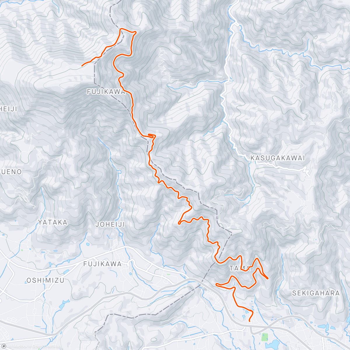 Map of the activity, 2024伊吹山ヒルクライム🚵‍♂️