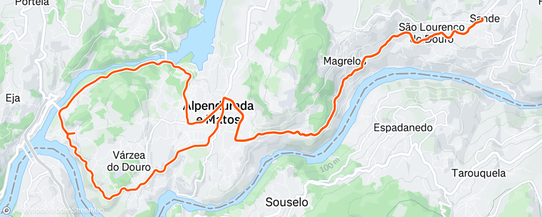 Map of the activity, Marco de Canaveses
