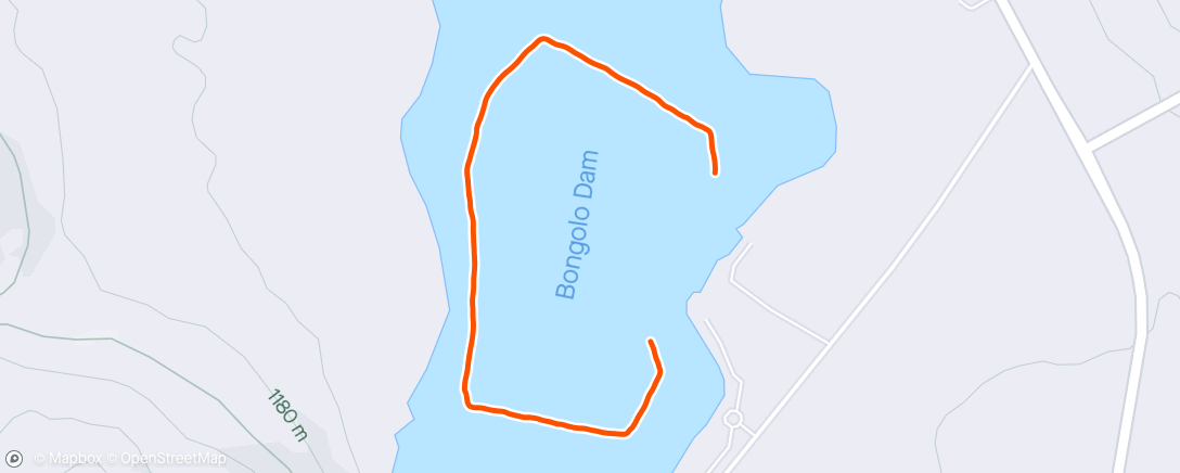 Map of the activity, paddle 32