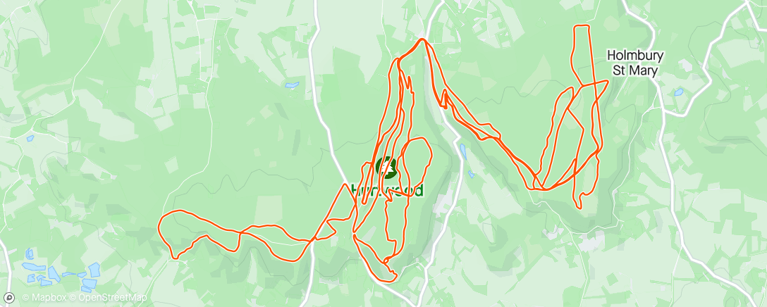 Map of the activity, MTB -Technical and Tempo