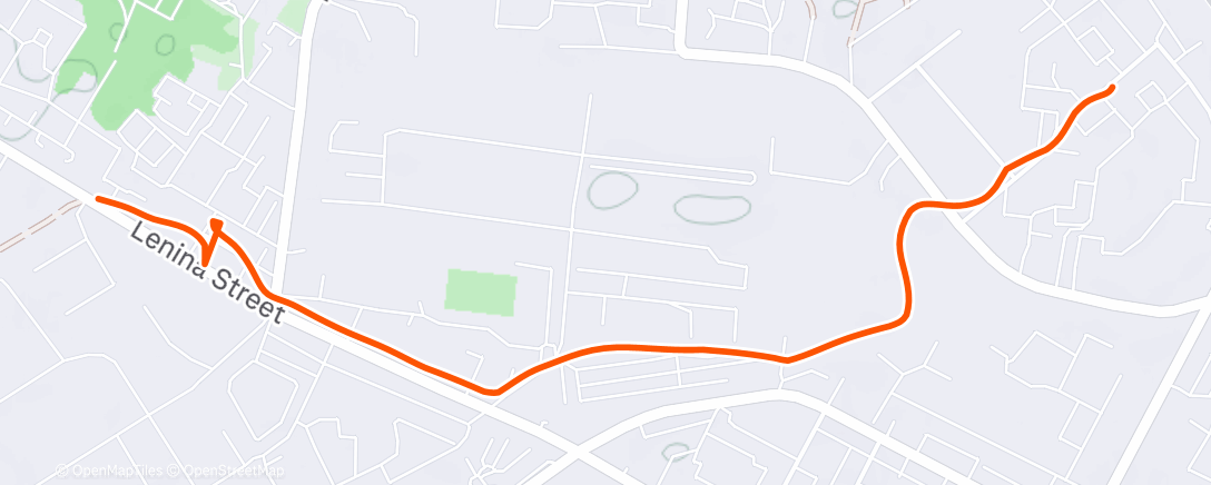 Map of the activity, Дневная прогулка