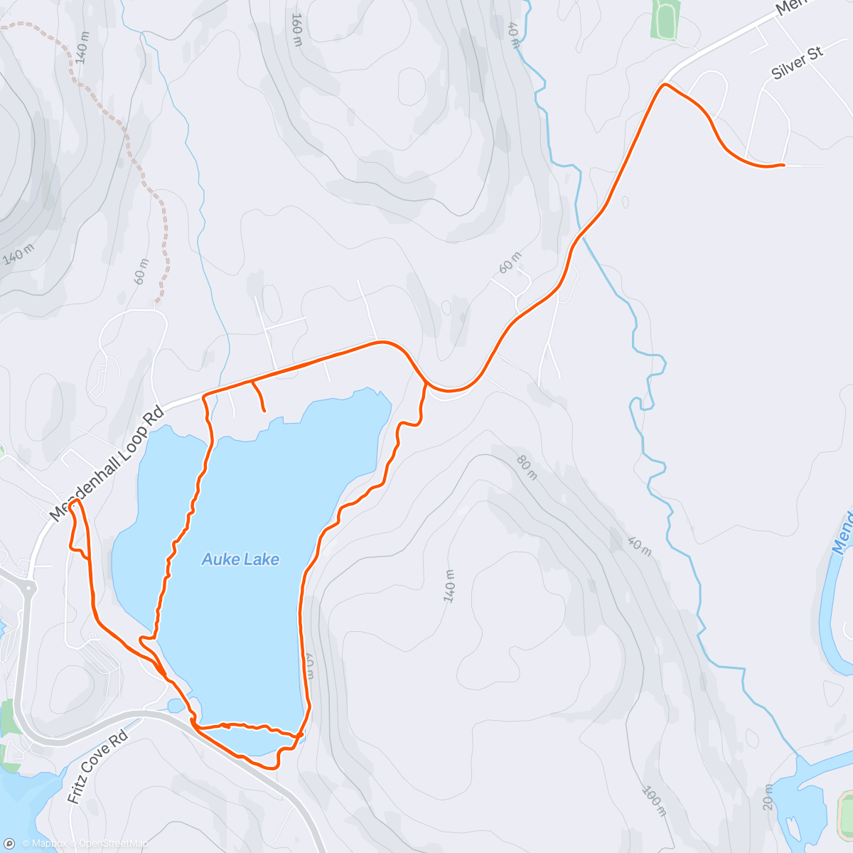 Map of the activity, SwimRun!