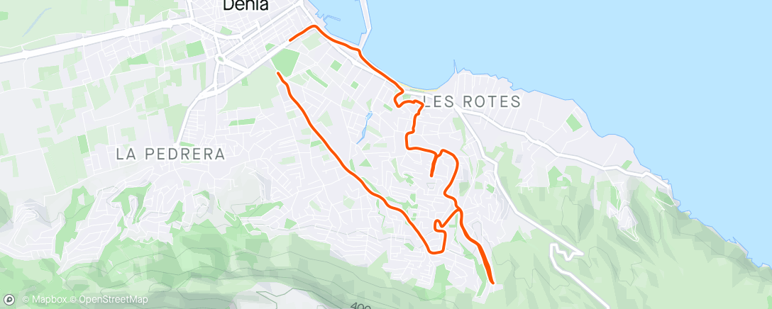 Mapa de la actividad, Morning Run