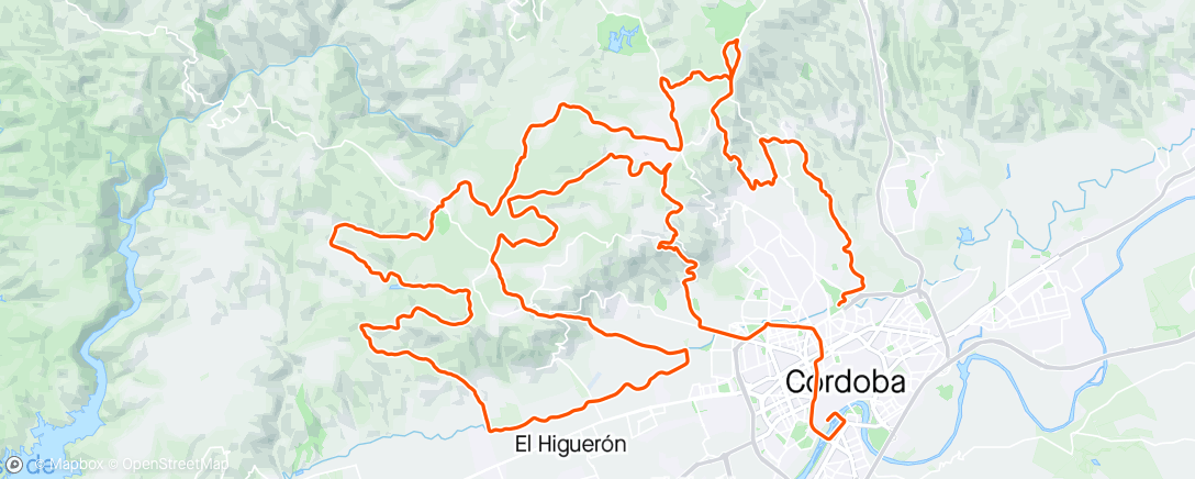 Map of the activity, Moderate Mixed GC Specialist Ride