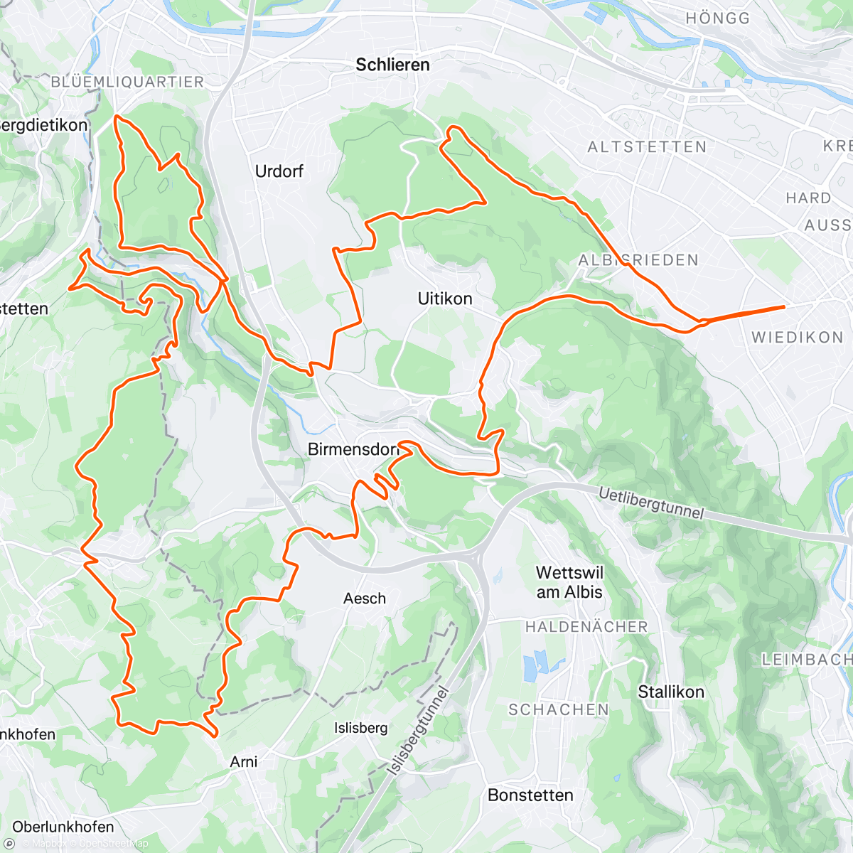 Map of the activity, Gravel Ride 😶‍🌫️