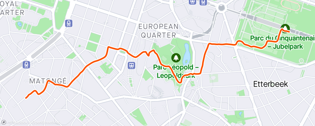 Map of the activity, Walk back from the arcade