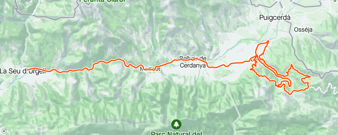 Map of the activity, Catalunya stage 2